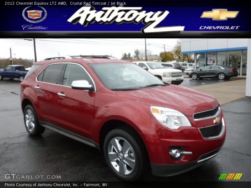 Crystal Red Tintcoat / Jet Black 2013 Chevrolet Equinox LTZ AWD