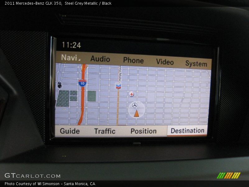 Navigation of 2011 GLK 350