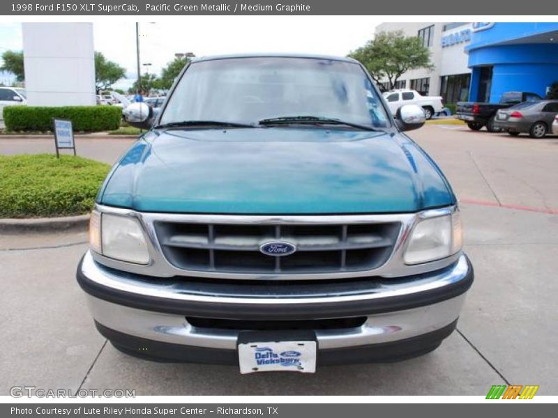 Pacific Green Metallic / Medium Graphite 1998 Ford F150 XLT SuperCab