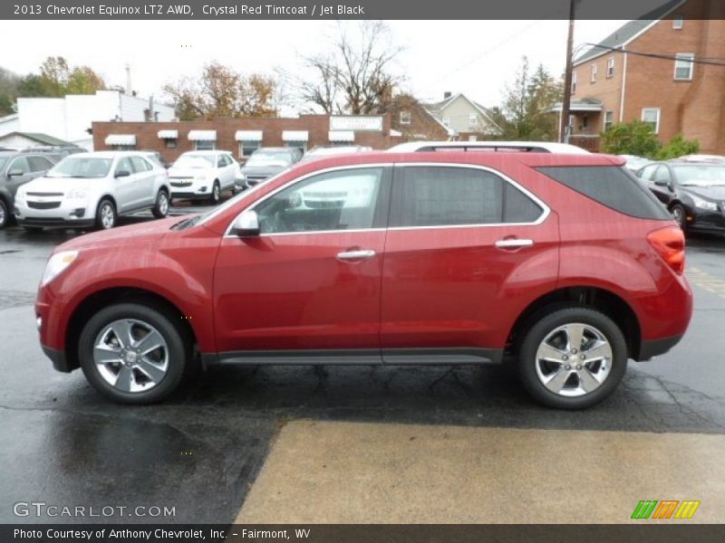 Crystal Red Tintcoat / Jet Black 2013 Chevrolet Equinox LTZ AWD