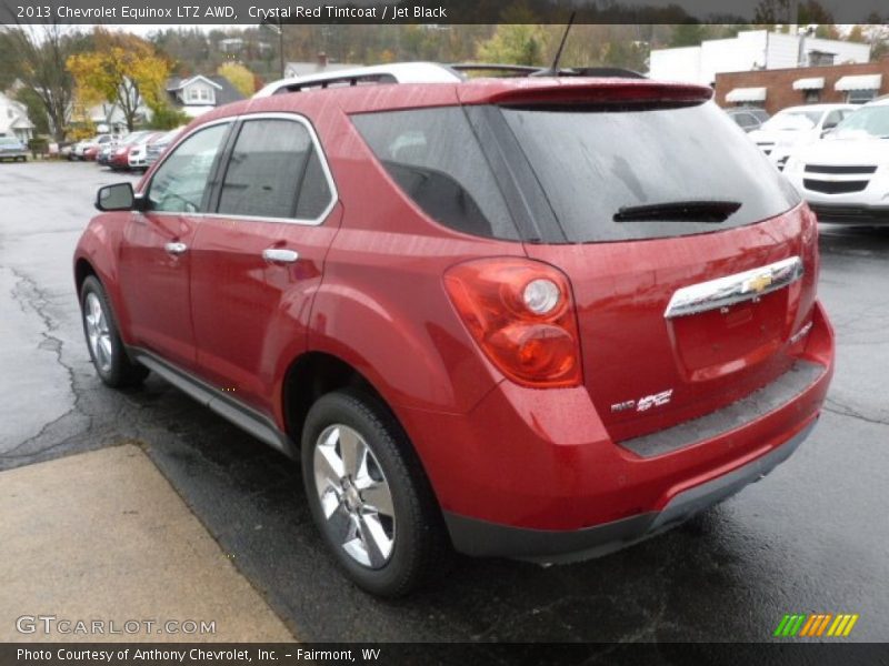 Crystal Red Tintcoat / Jet Black 2013 Chevrolet Equinox LTZ AWD