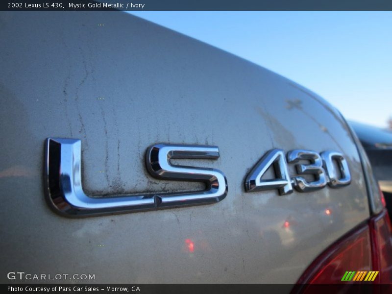 Mystic Gold Metallic / Ivory 2002 Lexus LS 430
