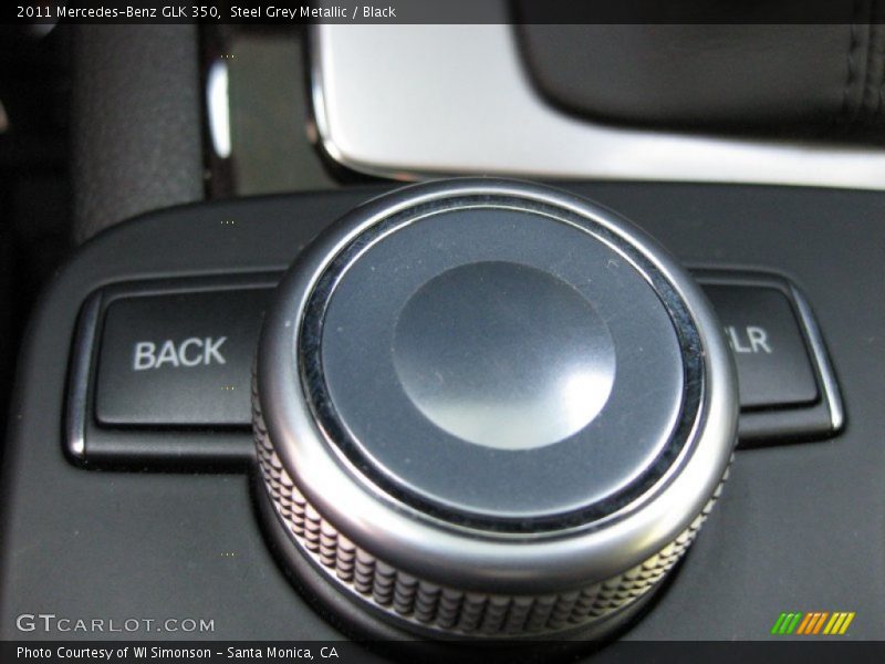 Steel Grey Metallic / Black 2011 Mercedes-Benz GLK 350