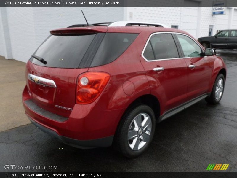 Crystal Red Tintcoat / Jet Black 2013 Chevrolet Equinox LTZ AWD