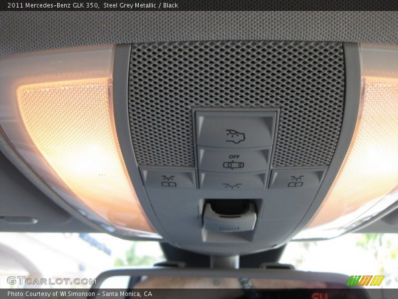 Steel Grey Metallic / Black 2011 Mercedes-Benz GLK 350