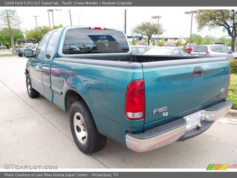 Pacific Green Metallic / Medium Graphite 1998 Ford F150 XLT SuperCab