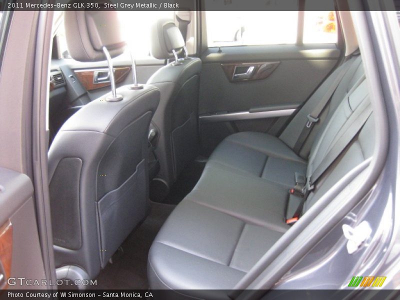 Steel Grey Metallic / Black 2011 Mercedes-Benz GLK 350