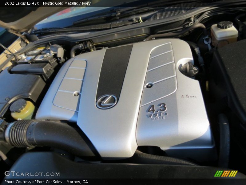  2002 LS 430 Engine - 4.3 Liter DOHC 32 Valve VVT-i V8