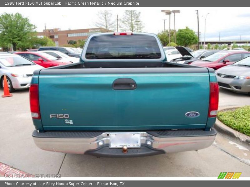 Pacific Green Metallic / Medium Graphite 1998 Ford F150 XLT SuperCab