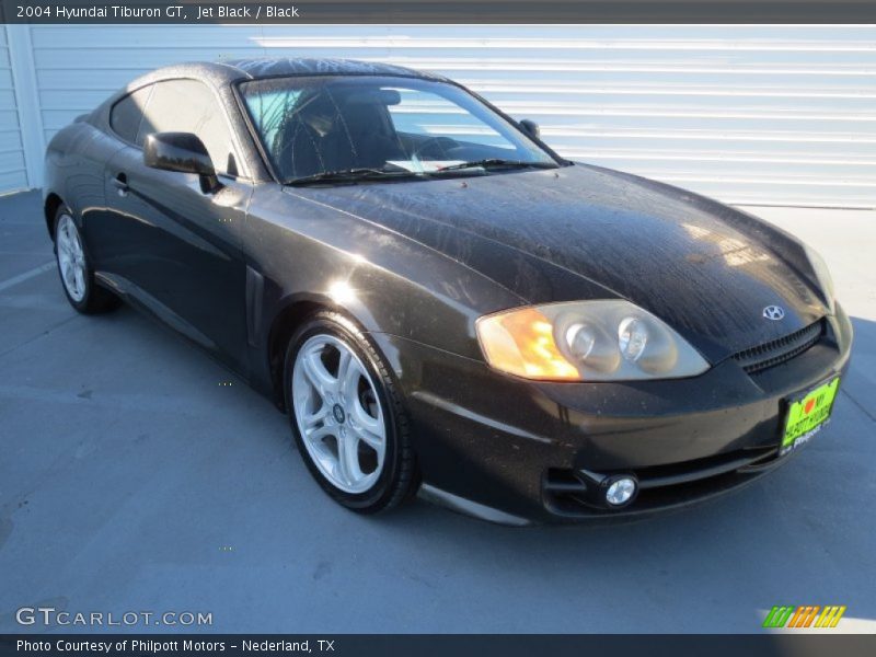 Jet Black / Black 2004 Hyundai Tiburon GT