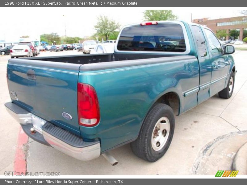 Pacific Green Metallic / Medium Graphite 1998 Ford F150 XLT SuperCab