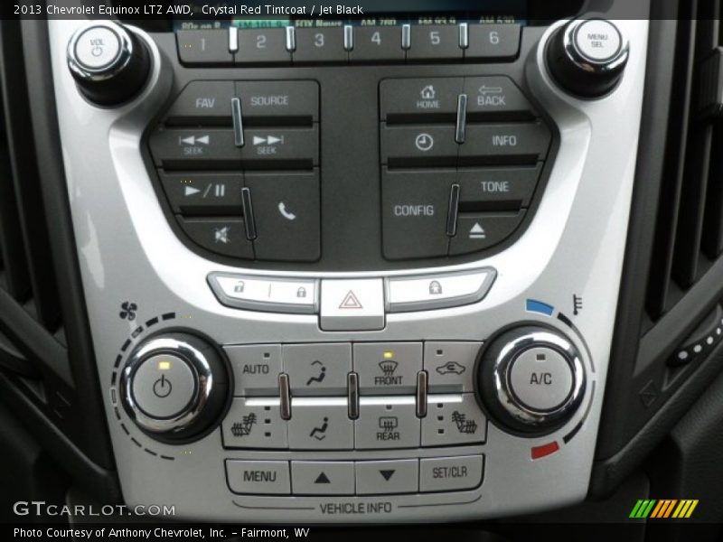 Controls of 2013 Equinox LTZ AWD