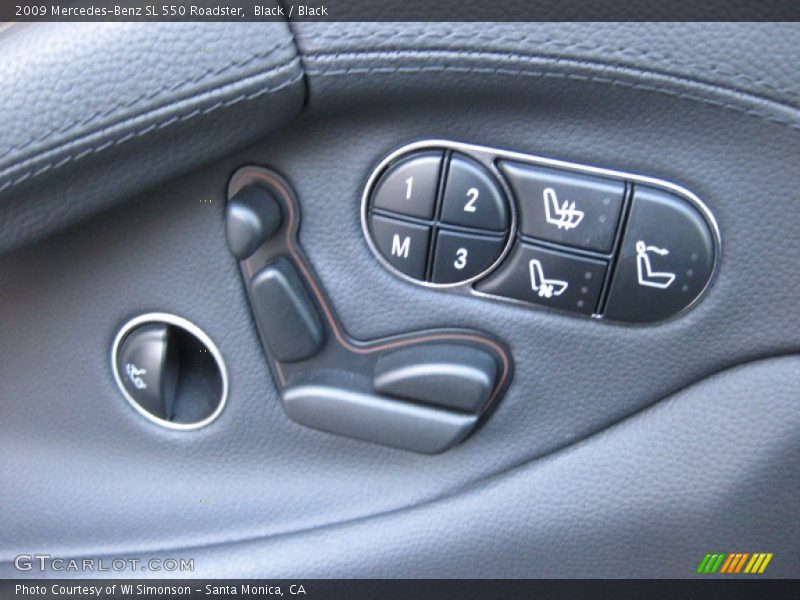 Controls of 2009 SL 550 Roadster