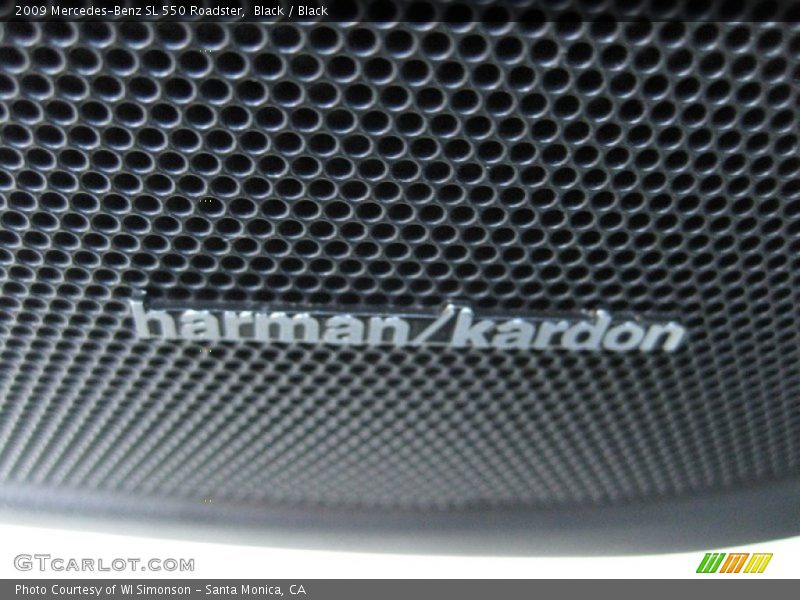 Black / Black 2009 Mercedes-Benz SL 550 Roadster