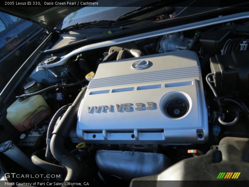 Oasis Green Pearl / Cashmere 2005 Lexus ES 330