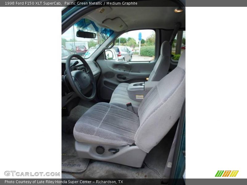 Pacific Green Metallic / Medium Graphite 1998 Ford F150 XLT SuperCab