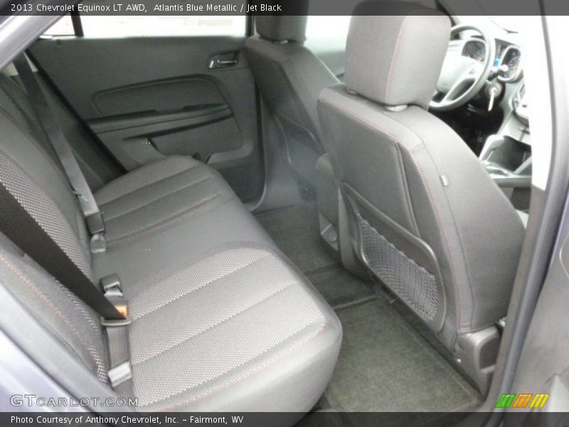 Atlantis Blue Metallic / Jet Black 2013 Chevrolet Equinox LT AWD