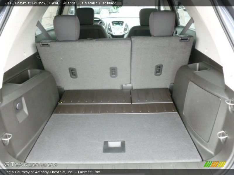 Atlantis Blue Metallic / Jet Black 2013 Chevrolet Equinox LT AWD