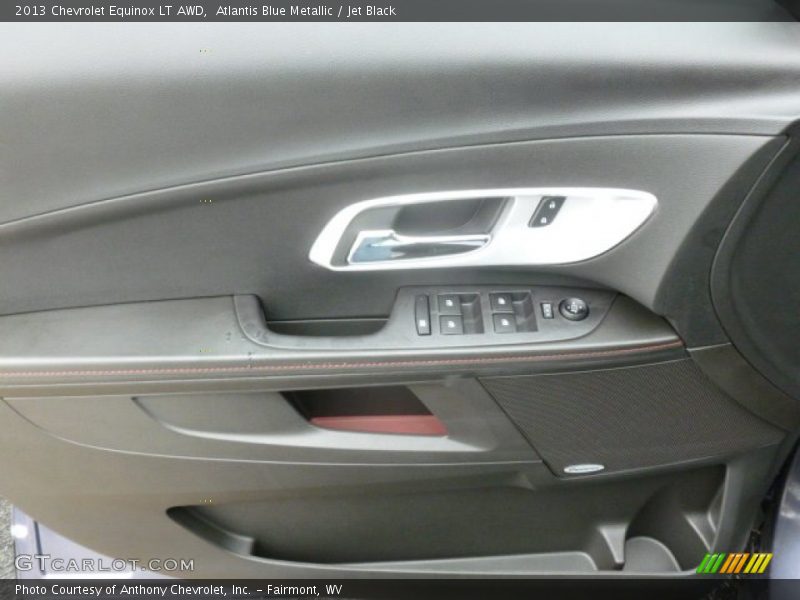 Atlantis Blue Metallic / Jet Black 2013 Chevrolet Equinox LT AWD