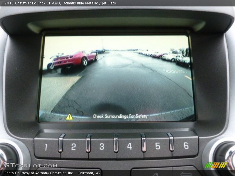 Atlantis Blue Metallic / Jet Black 2013 Chevrolet Equinox LT AWD