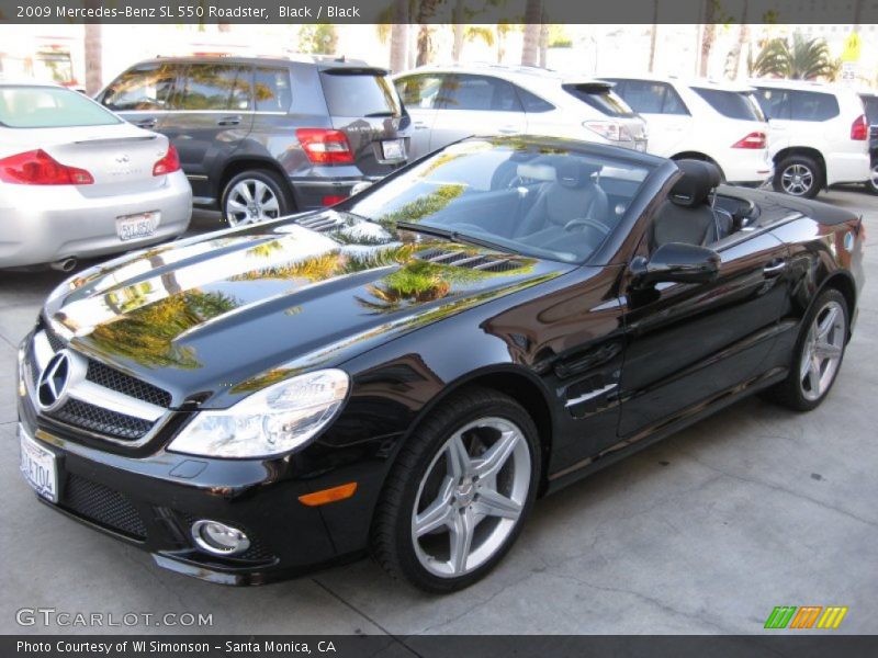 Front 3/4 View of 2009 SL 550 Roadster