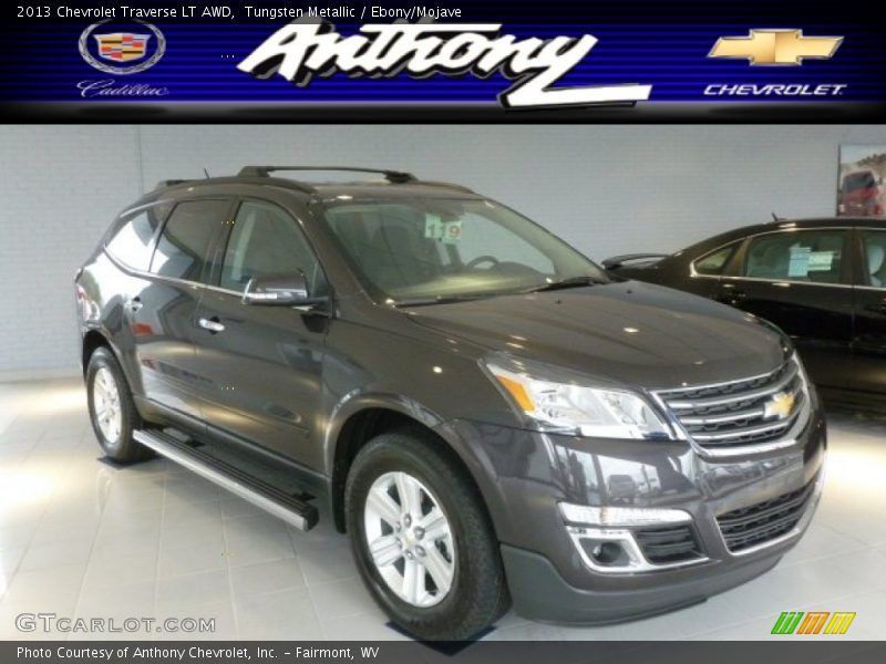 Tungsten Metallic / Ebony/Mojave 2013 Chevrolet Traverse LT AWD