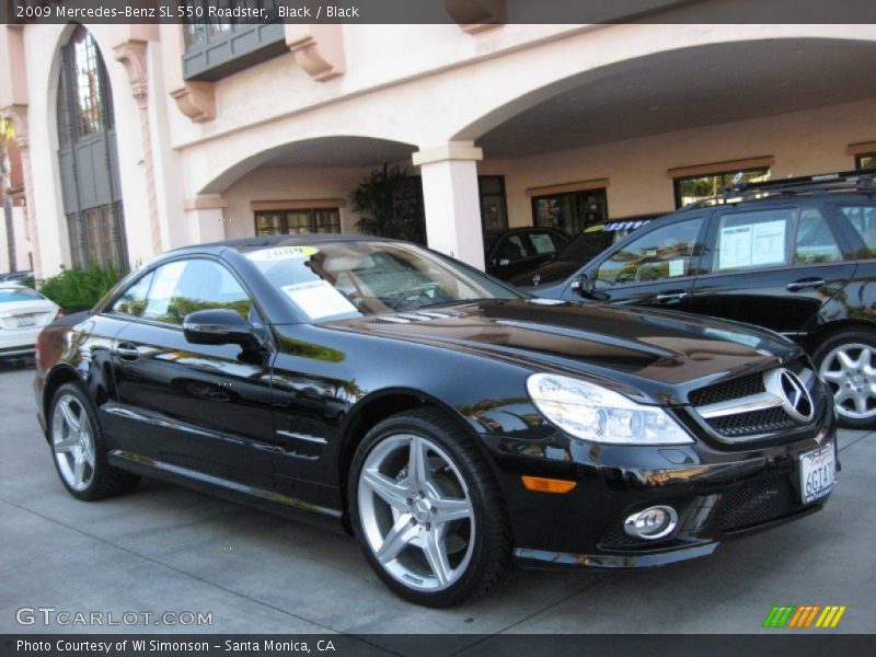 Front 3/4 View of 2009 SL 550 Roadster