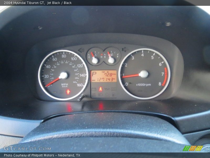 Jet Black / Black 2004 Hyundai Tiburon GT