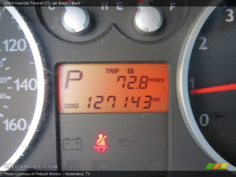 Jet Black / Black 2004 Hyundai Tiburon GT