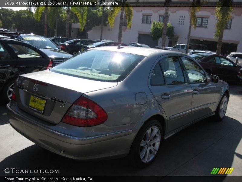 Pewter Metallic / Cashmere 2009 Mercedes-Benz E 350 Sedan