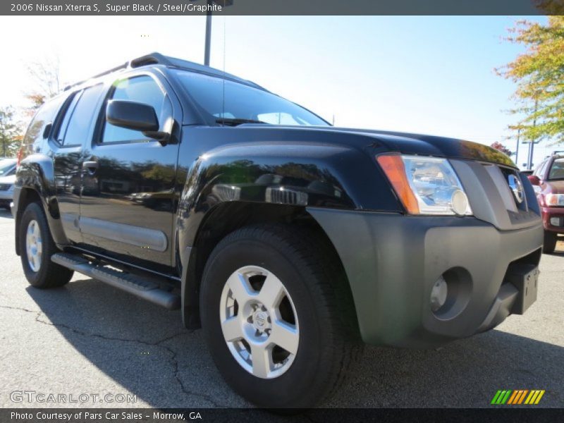 Super Black / Steel/Graphite 2006 Nissan Xterra S