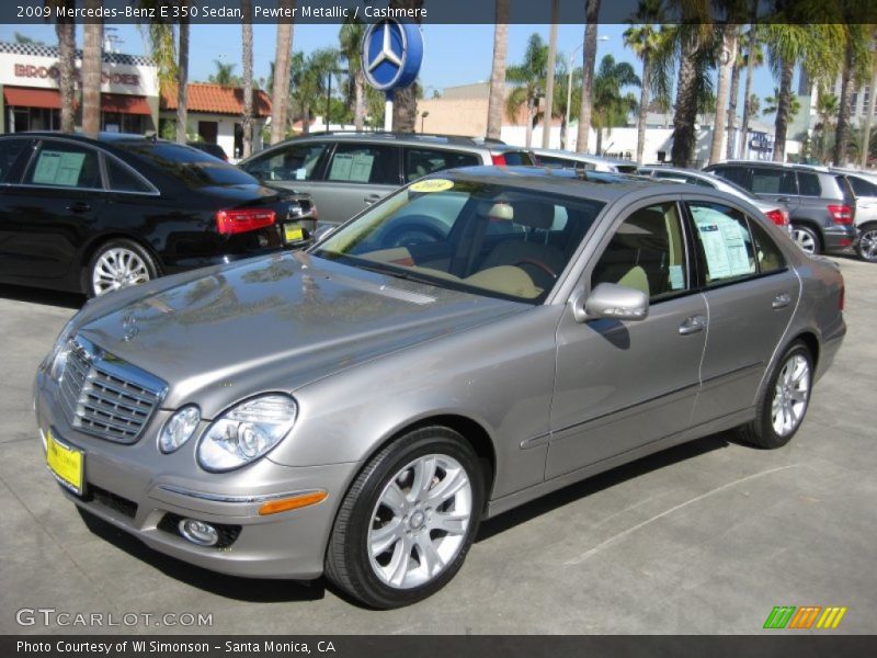 Pewter Metallic / Cashmere 2009 Mercedes-Benz E 350 Sedan
