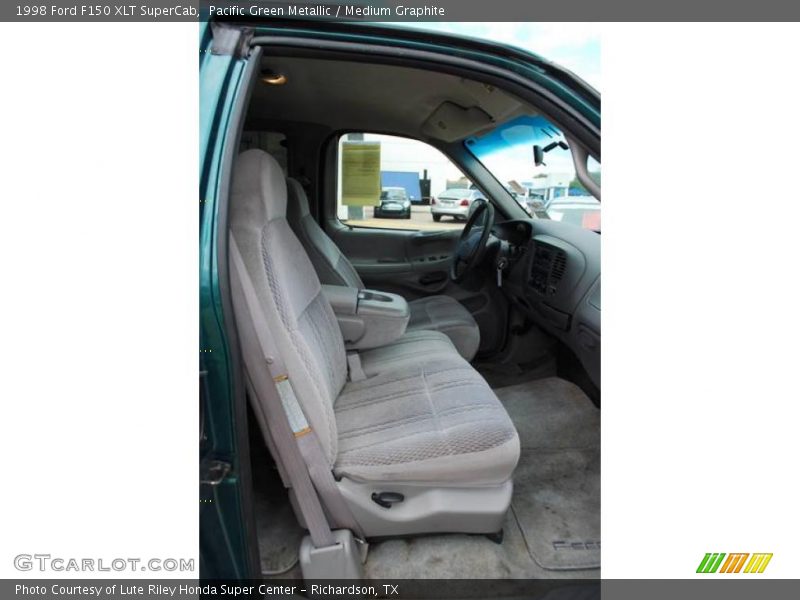 Pacific Green Metallic / Medium Graphite 1998 Ford F150 XLT SuperCab