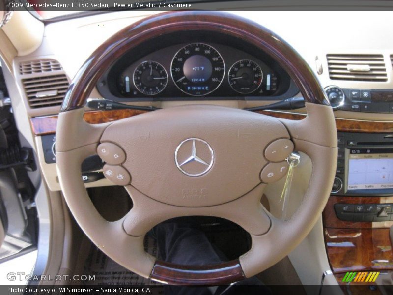 Pewter Metallic / Cashmere 2009 Mercedes-Benz E 350 Sedan