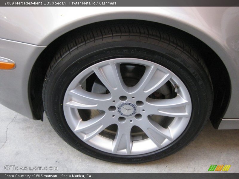 Pewter Metallic / Cashmere 2009 Mercedes-Benz E 350 Sedan