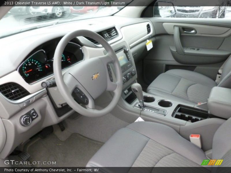 Dark Titanium/Light Titanium Interior - 2013 Traverse LS AWD 