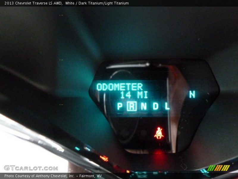 White / Dark Titanium/Light Titanium 2013 Chevrolet Traverse LS AWD