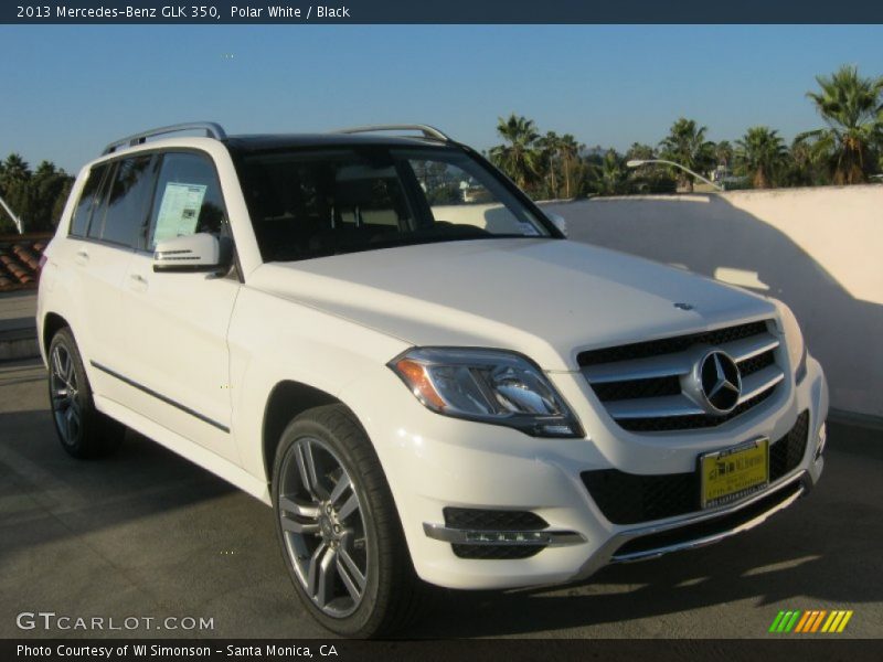 Polar White / Black 2013 Mercedes-Benz GLK 350