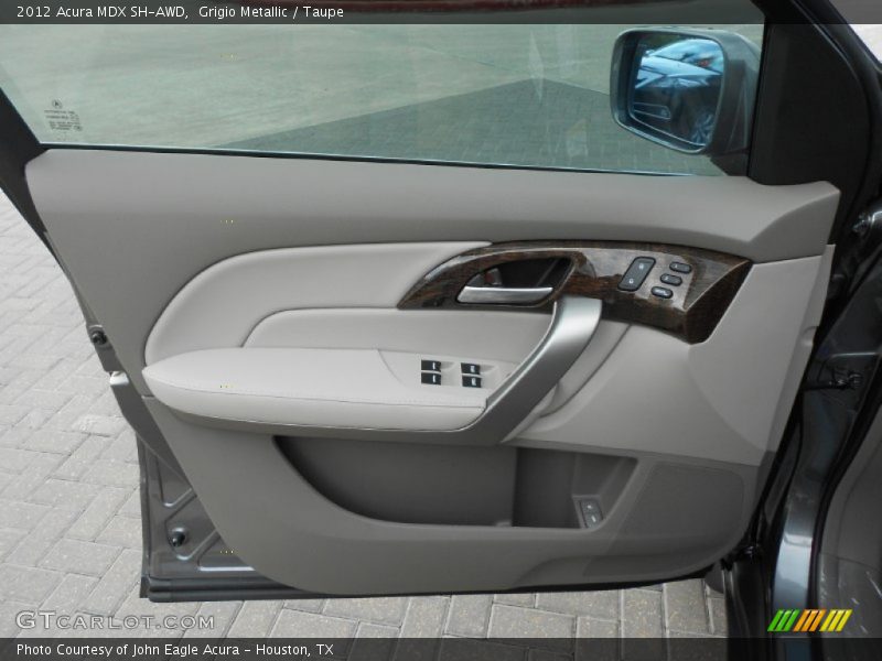 Grigio Metallic / Taupe 2012 Acura MDX SH-AWD
