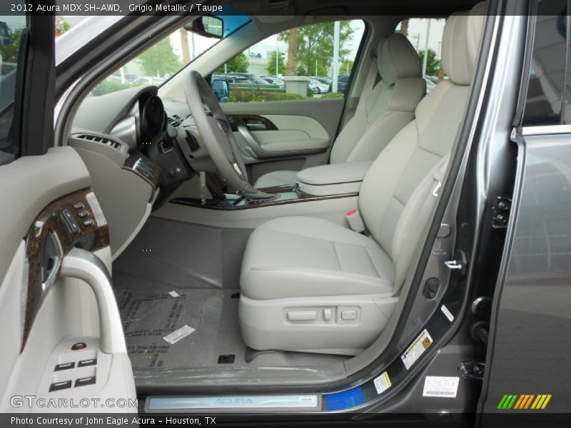 Grigio Metallic / Taupe 2012 Acura MDX SH-AWD