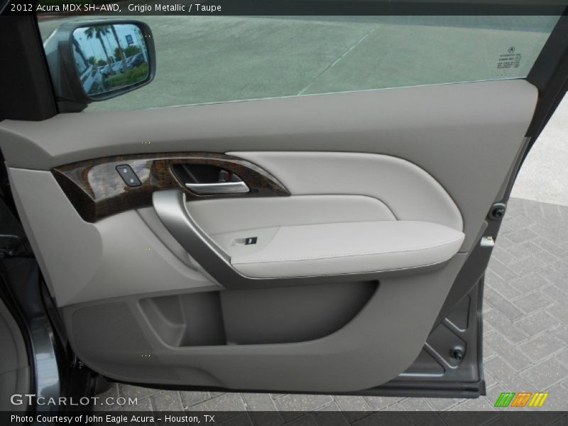 Grigio Metallic / Taupe 2012 Acura MDX SH-AWD