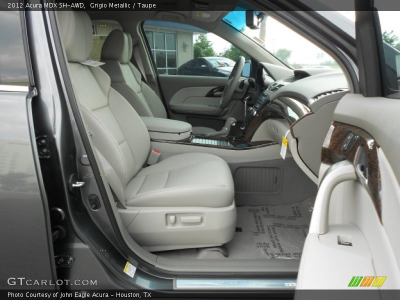 Grigio Metallic / Taupe 2012 Acura MDX SH-AWD