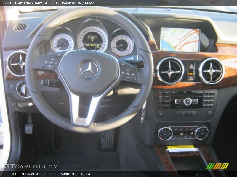 Polar White / Black 2013 Mercedes-Benz GLK 350