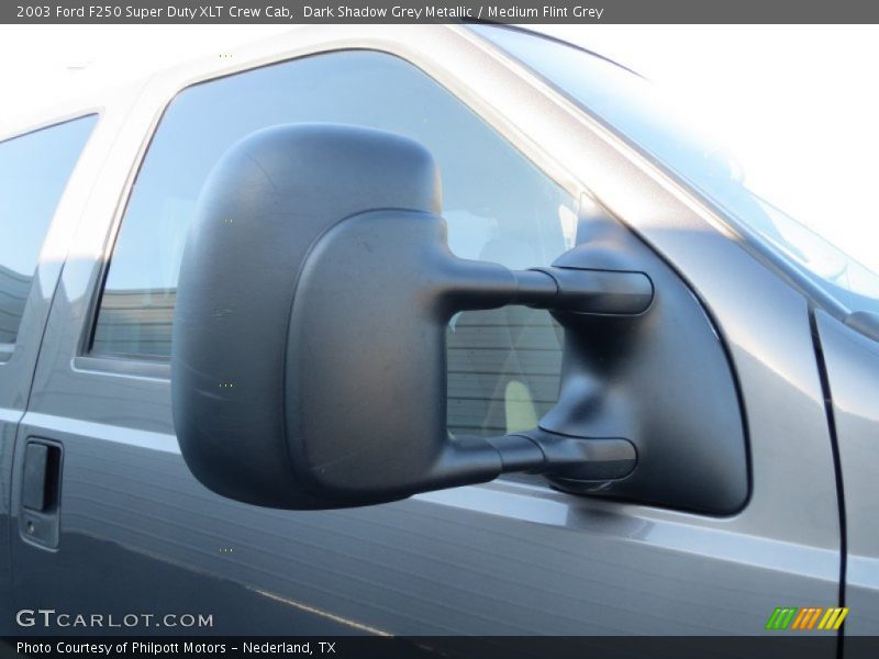 Dark Shadow Grey Metallic / Medium Flint Grey 2003 Ford F250 Super Duty XLT Crew Cab
