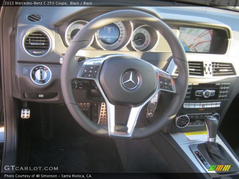 Black / Black 2013 Mercedes-Benz C 250 Coupe