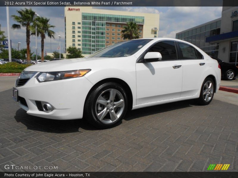 Bellanova White Pearl / Parchment 2012 Acura TSX Special Edition Sedan