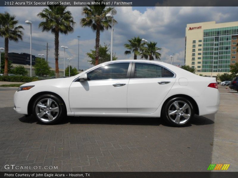 Bellanova White Pearl / Parchment 2012 Acura TSX Special Edition Sedan