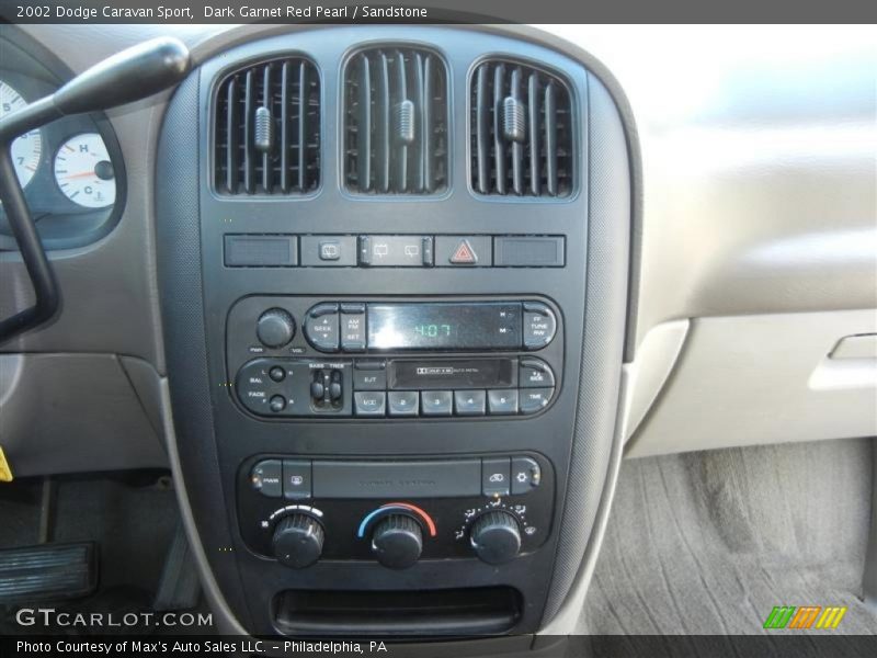 Controls of 2002 Caravan Sport
