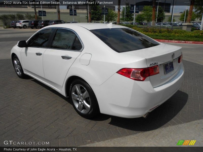 Bellanova White Pearl / Parchment 2012 Acura TSX Special Edition Sedan