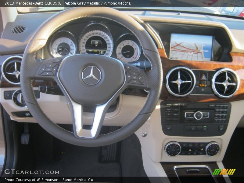 Pebble Grey Metallic / Almond/Mocha 2013 Mercedes-Benz GLK 350